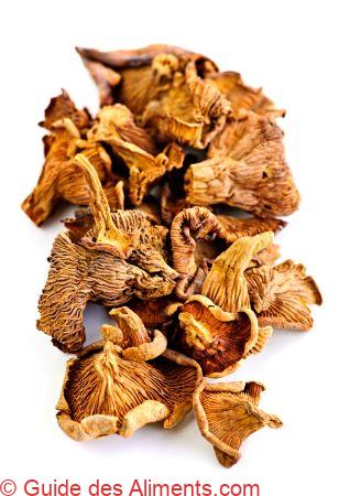 Chanterelles séchées