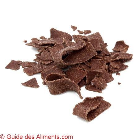 Copeaux de chocolat noir
