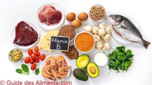 Les aliments qui contiennent des vitamines B