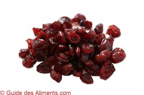 cranberries séchées