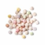 perles de tapioca colorées crues