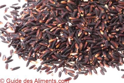 riz gluant noir