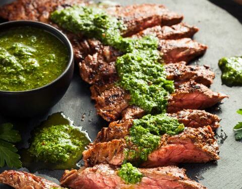 Bavette de B&oelig;uf au Chimichurri