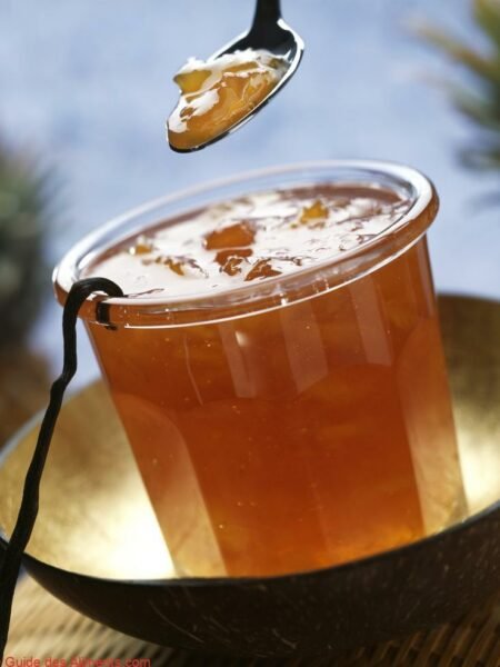 Confiture ananas et vanille