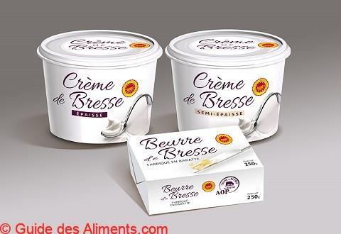 Crème et beurre de Bresse