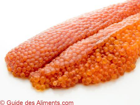 oeufs de saumon crus Sujiko