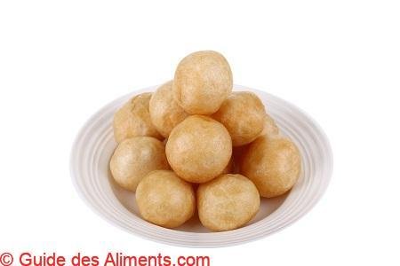Boules de gluten frites