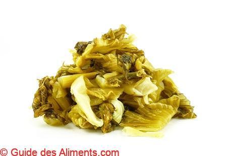 Feuilles de moutarde au vinaigre