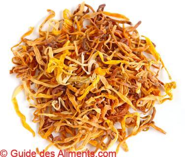 Fleurs de lys séchées