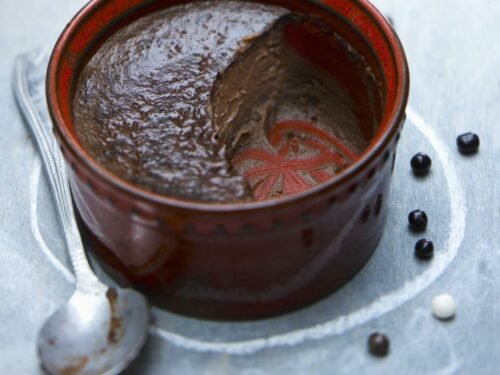 Flan choco-ch&acirc;taigne