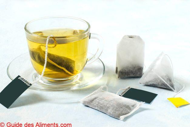 sachets de th&eacute;
