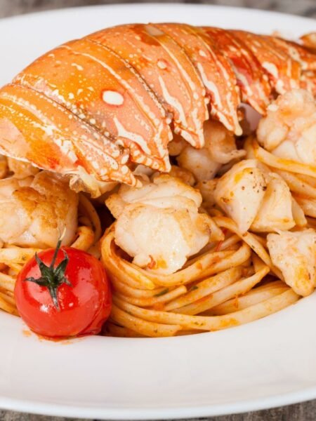 Linguines au homard