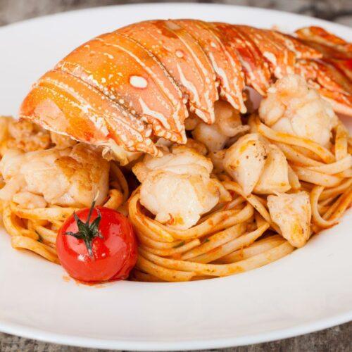Linguines au homard
