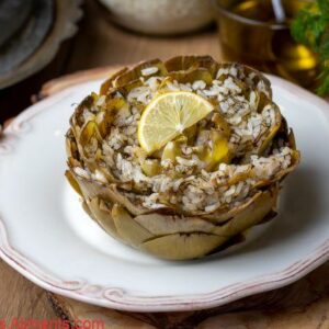 Artichauts farcis &agrave; la mode d'Izmir