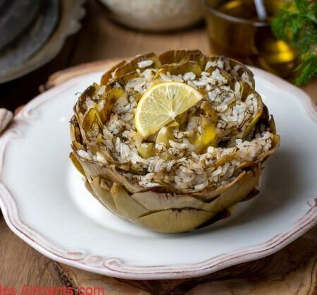 Artichauts farcis à la mode d'Izmir