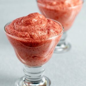 Sabayon aux framboises