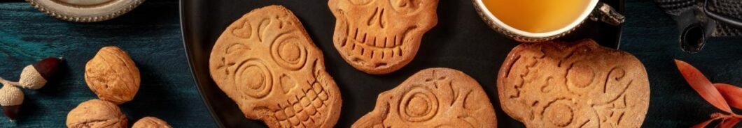 dia de los muertos food banner