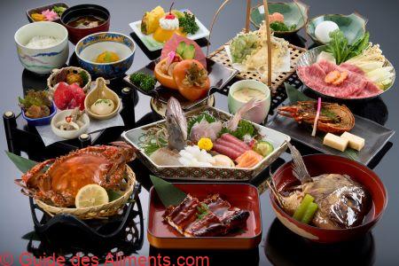 Cuisine kaiseki japonaise haut de gamme