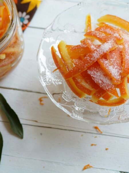 Ecorces d'oranges confites