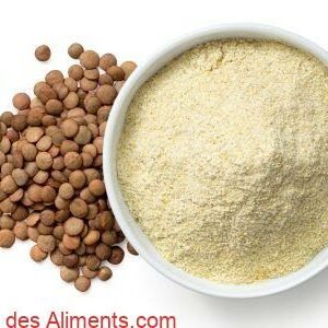 Farine de lentilles