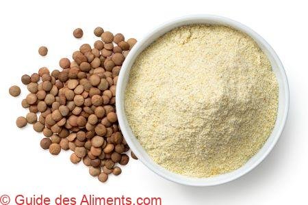 Farine de lentilles