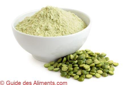 Farine de pois verts
