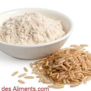 Farine de riz brun