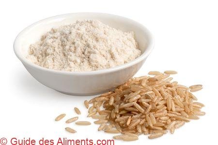 Farine de riz brun