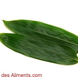 Feuilles de bambou pour la cuisine
