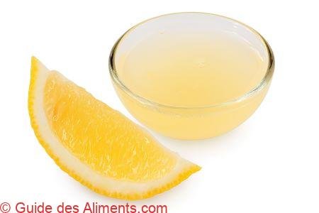 jus de citron