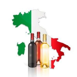 vin blanc, rouge et rosé italien