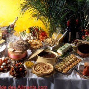 Buffet d'entr&eacute;es et de desserts fran&ccedil;ais