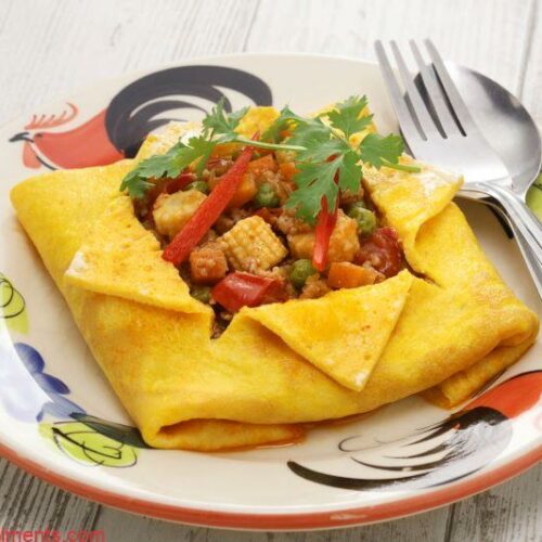 Omelette tha&iuml;landaise (Kai Yat Sai)