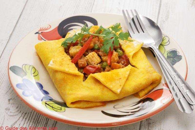 Omelette thaïlandaise (Kai Yat Sai)