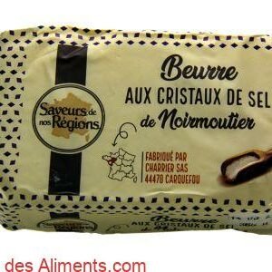 beurre aux cristaux de sel de Noirmoutier