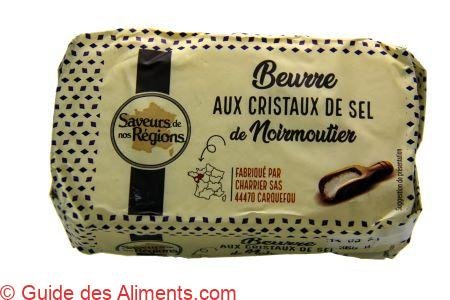 beurre aux cristaux de sel de Noirmoutier