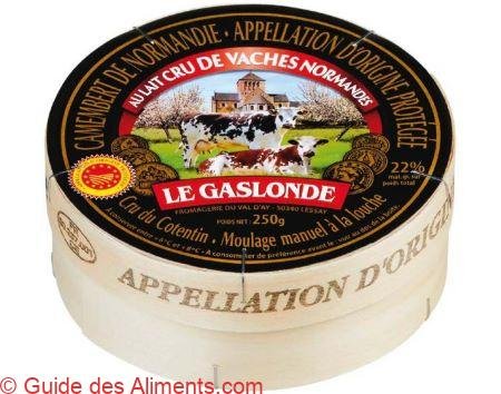 Camenbert au lait cru AOP Le Gaslonde
