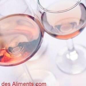verres à vin rose