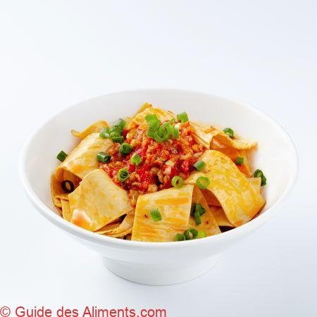 Dougan épicé, tofu séché