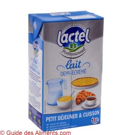 Lait demi-écrémé