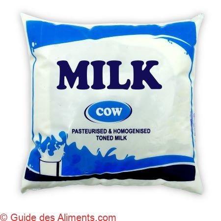 Lait tonifié