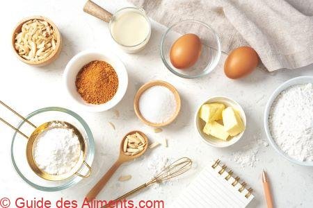 ingrédients de pâtisserie