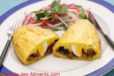 Papa rellena, pommes de terre farcies péruviennes