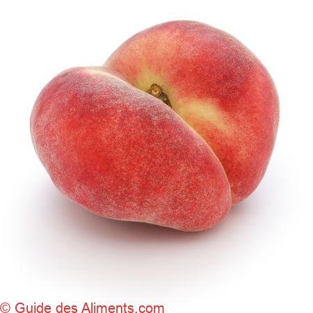 pêche plate (Prunus persica var. platycarpa)