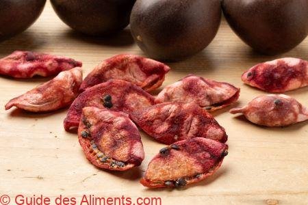 Fruits de la passion séchés