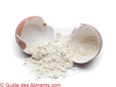 poudre de blanc d'oeuf