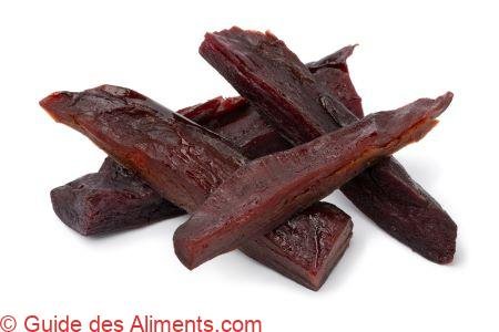 Patate douce violette séchée