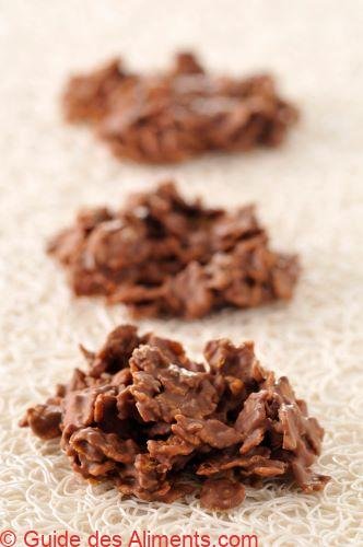 Roses des sables au chocolat
