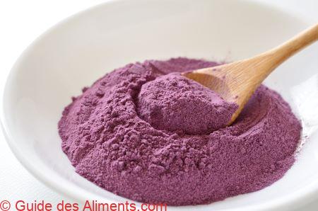 poudre de patate douce violette