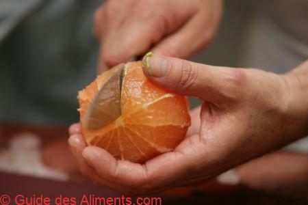 pr&eacute;parer un Pamplemousse